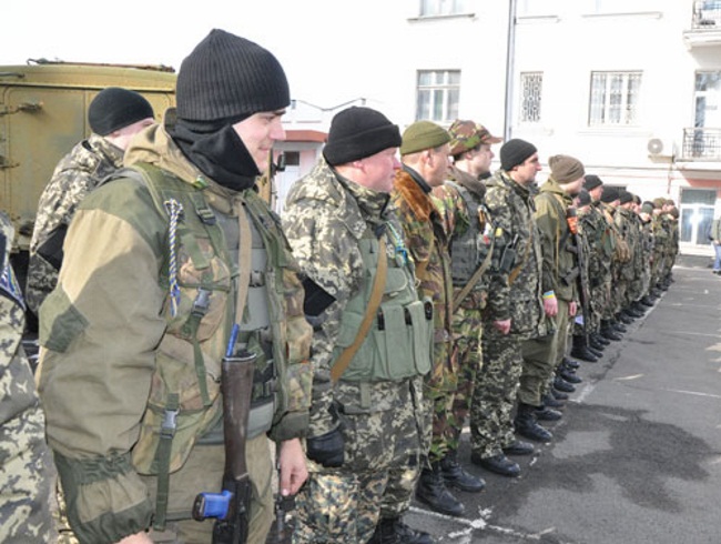 Батальон «Полтава» отправился на Восток