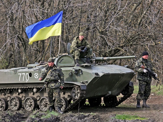 Украина готова вернуть технику на боевые позиции