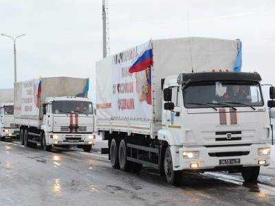 Очередной гуманитарный конвой МЧС РФ отправится на Донбасс 19 марта